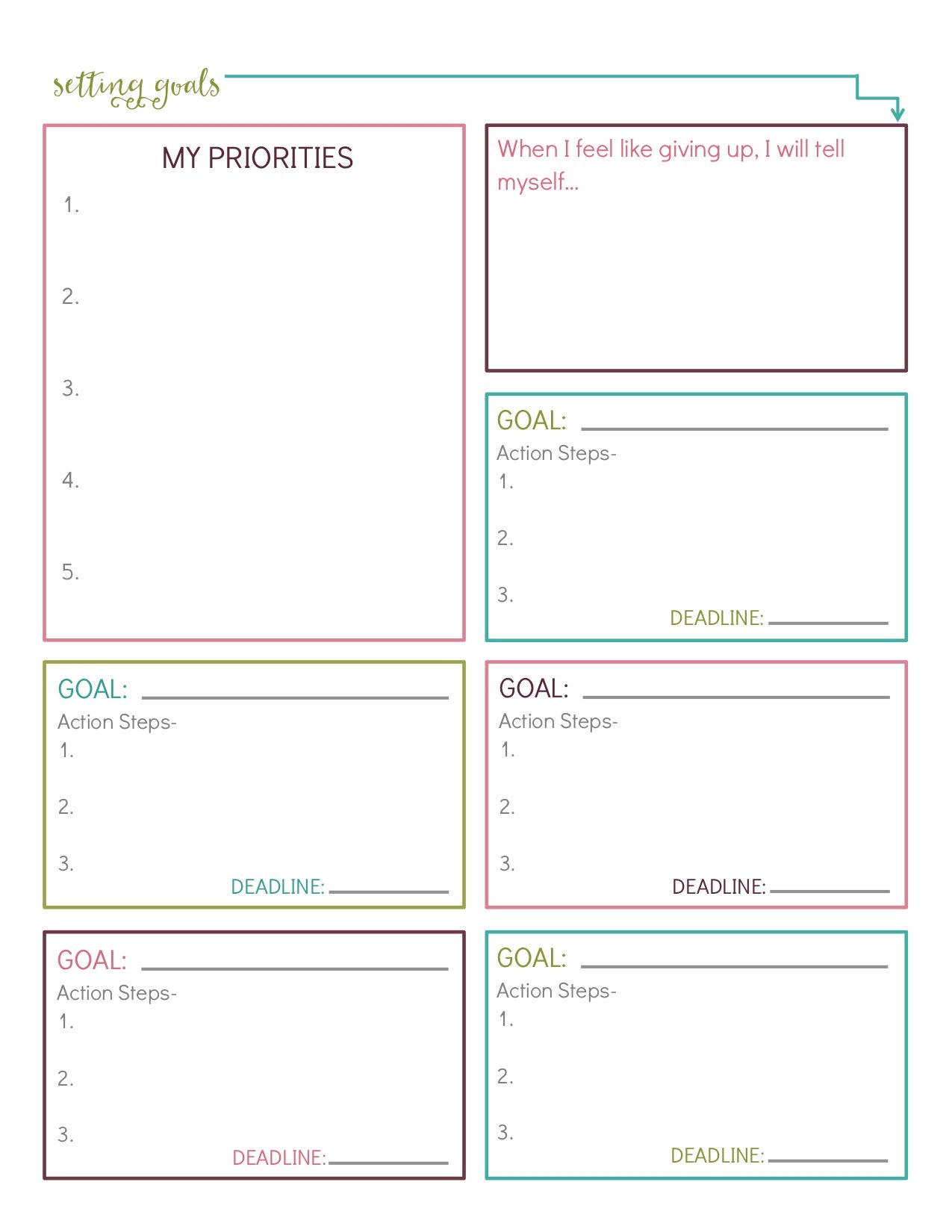 10 Free Printable Goal Setting Worksheets Parade 10 Free Printable Goal Setting Worksheets Parade