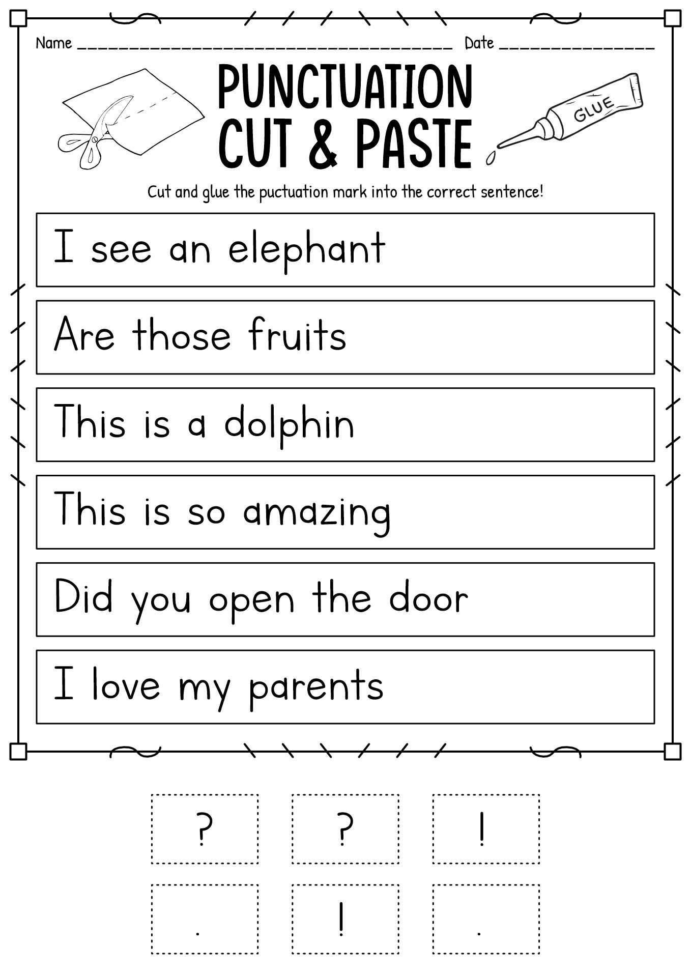 Printable Language Arts Worksheets Printable Language Arts Worksheets