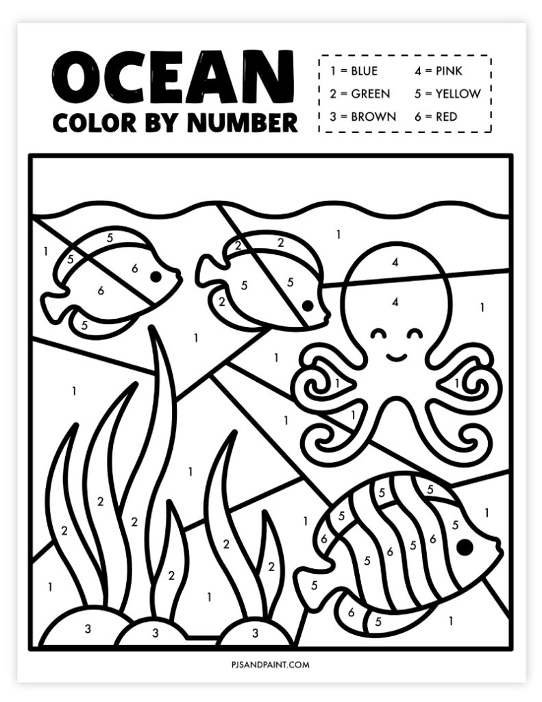12 Free Printable Ocean Themed Activities For Kids Pjs And Paint 12 Free Printable Ocean Themed Activities For Kids Pjs And Paint