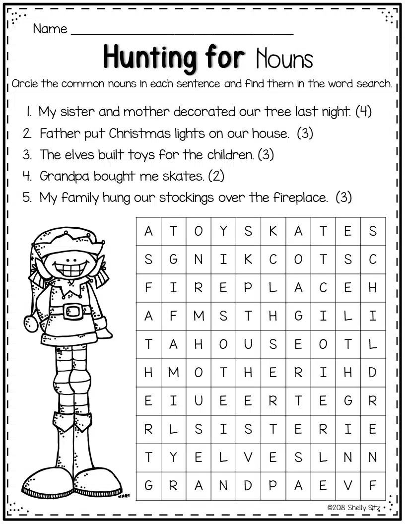 13 Free Christmas Worksheets For Second Grade Second Grade 13 Free Christmas Worksheets For Second Grade Second Grade