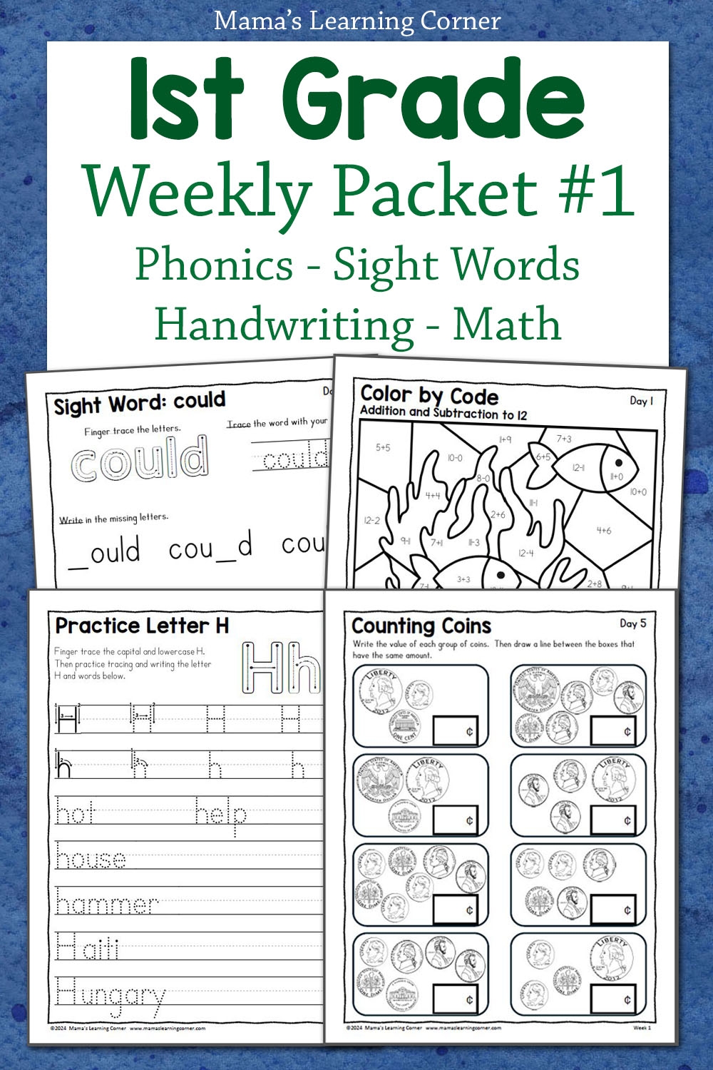 Free Printable Worksheets For First Graders Free Printable Worksheets For First Graders