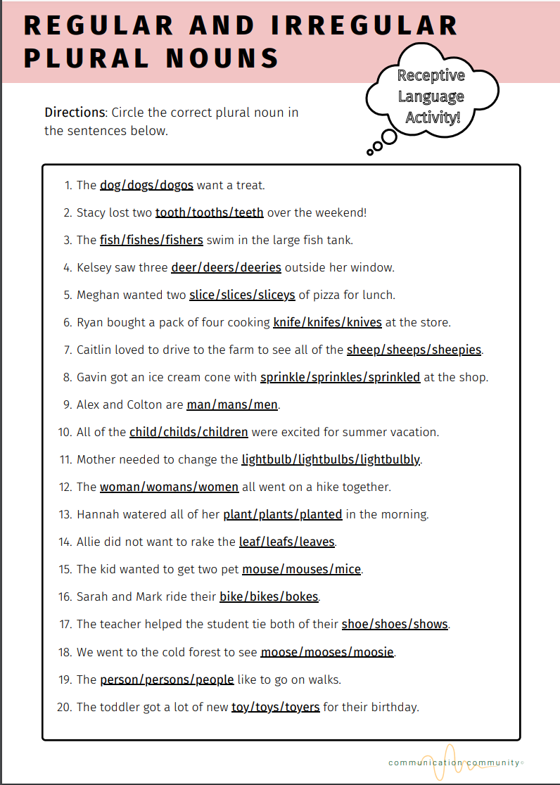 20 FREE Speech Therapy Worksheets And Printables Worksheets Library 20 FREE Speech Therapy Worksheets And Printables Worksheets Library