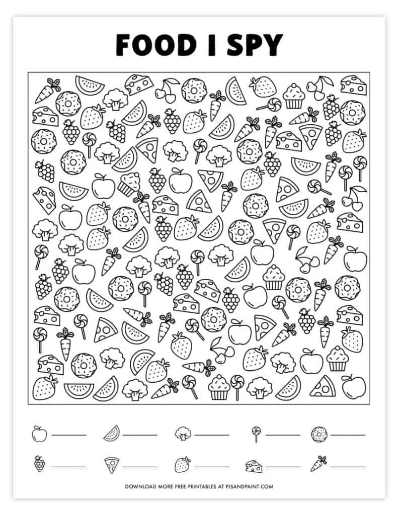 28 Free Printable I Spy Games Pjs And Paint 28 Free Printable I Spy Games Pjs And Paint