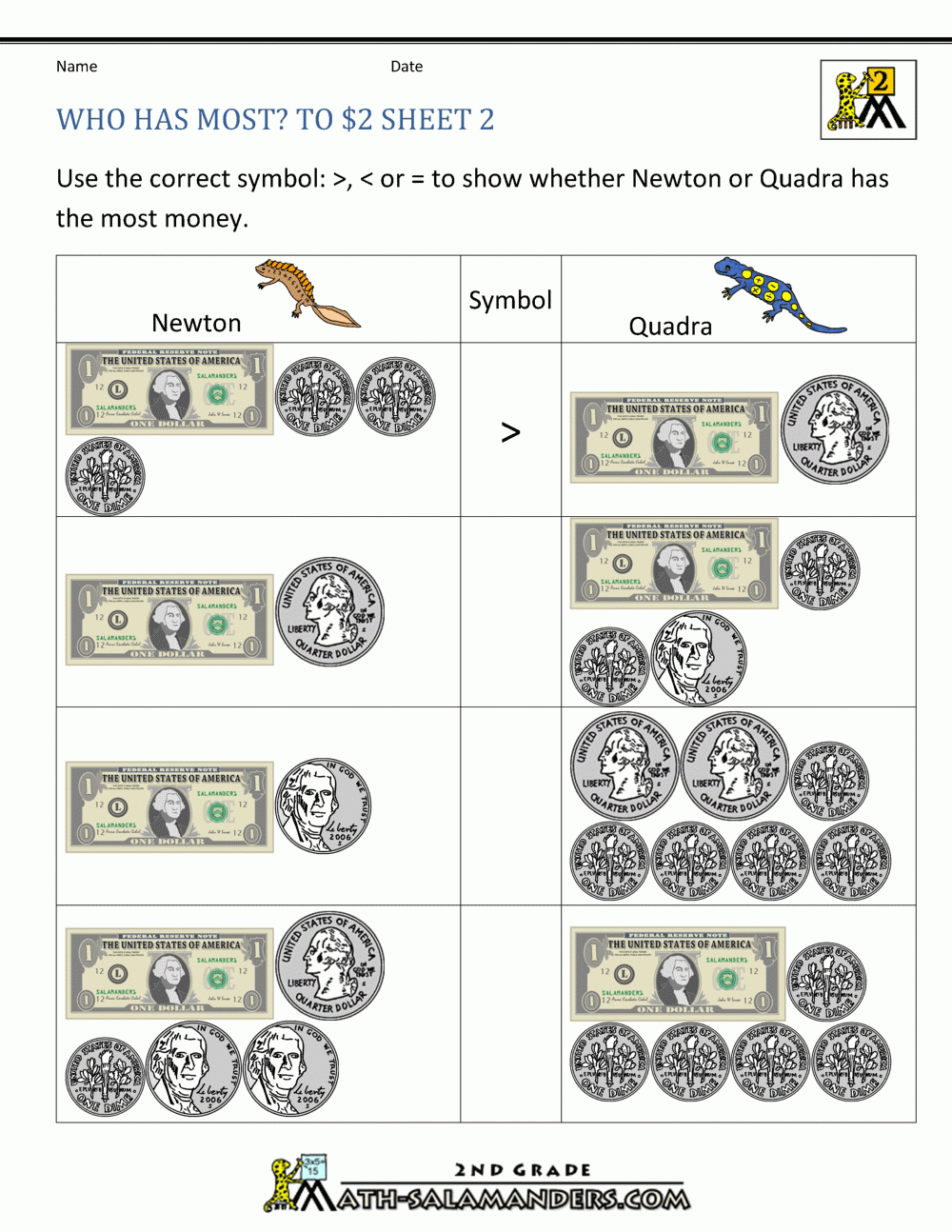 Free Printable Money Worksheets 2nd Grade Free Printable Money Worksheets 2nd Grade
