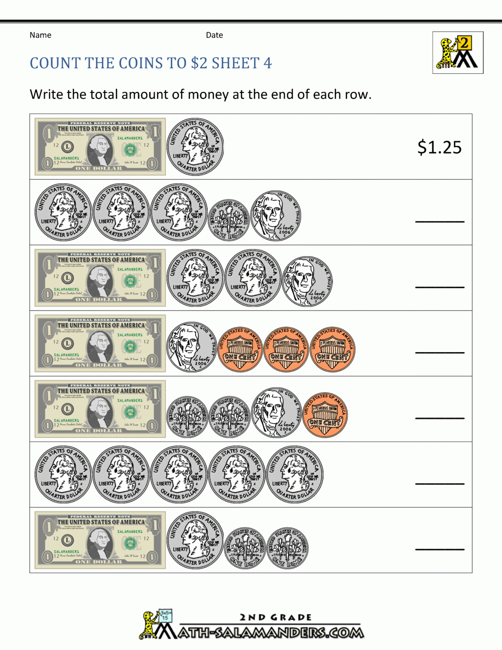 Free Printable Money Counting Worksheets Free Printable Money Counting Worksheets