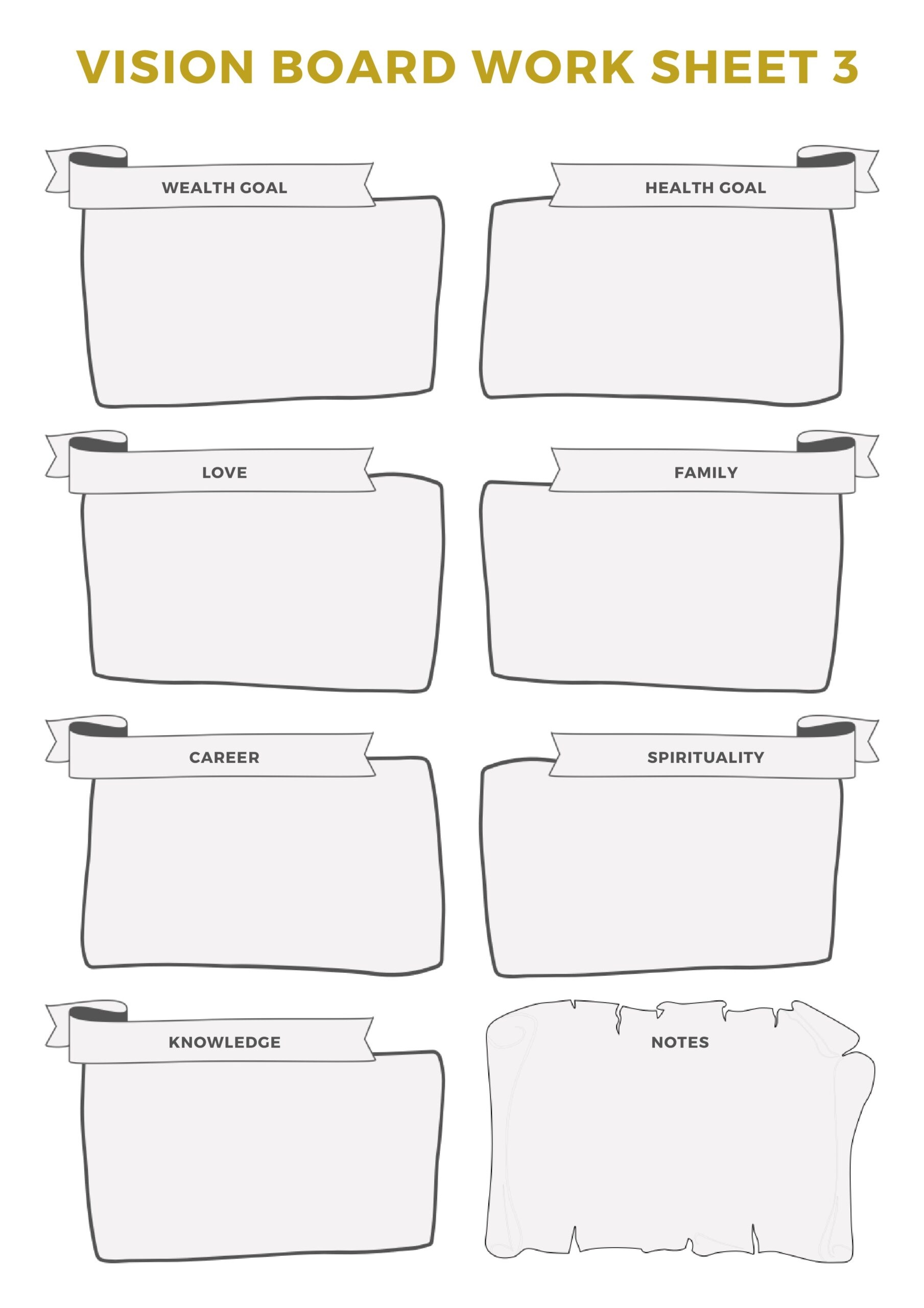 38 Useful Vision Board Templates Goals amp Dreams 38 Useful Vision Board Templates Goals amp Dreams