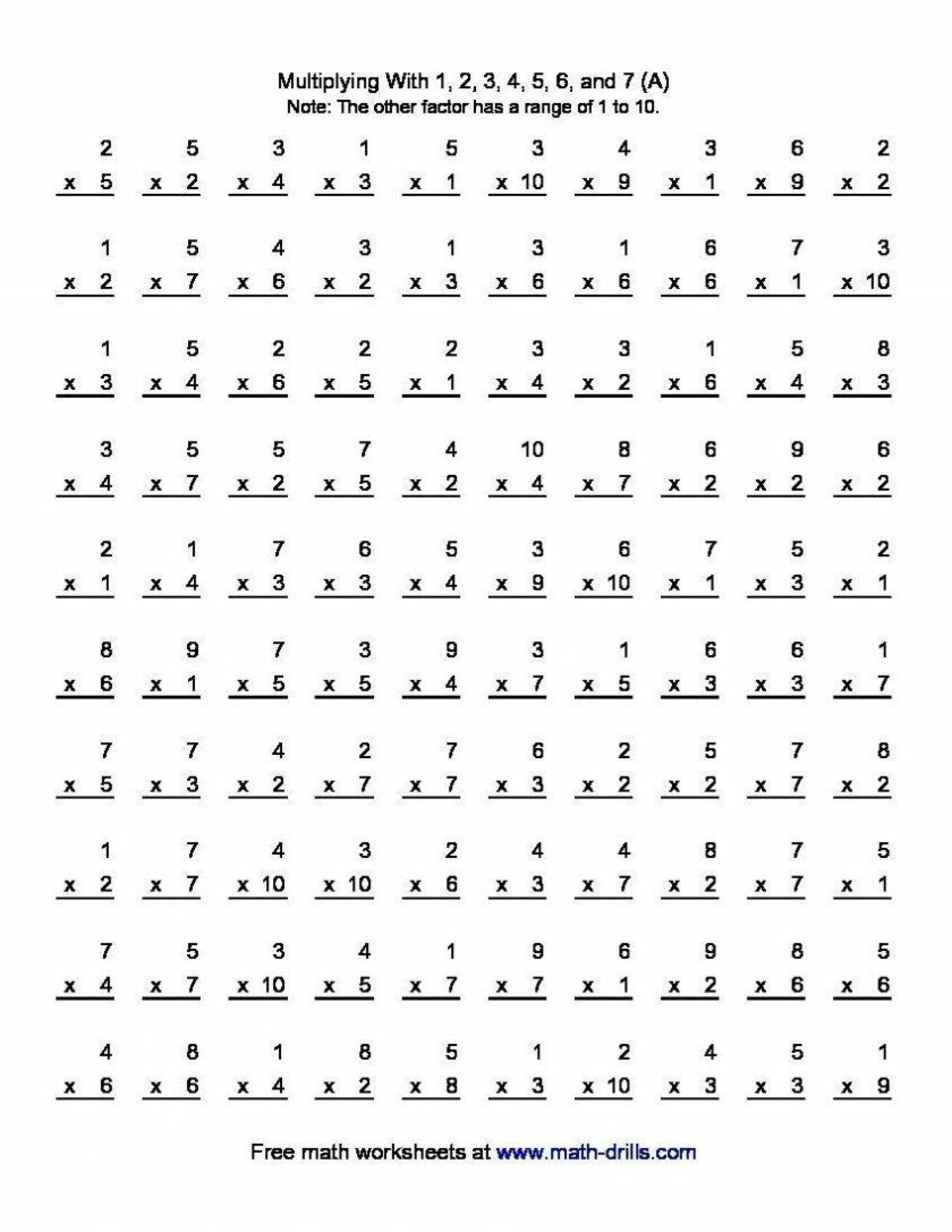 4 Free Math Worksheets Third Grade 3 Multiplication Multiplication 4 Free Math Worksheets Third Grade 3 Multiplication Multiplication