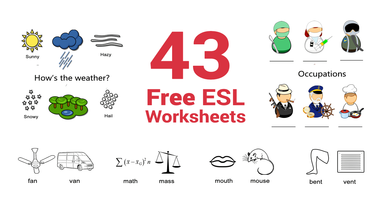 43 Free ESL Worksheets For English Teachers ALL ESL 43 Free ESL Worksheets For English Teachers ALL ESL