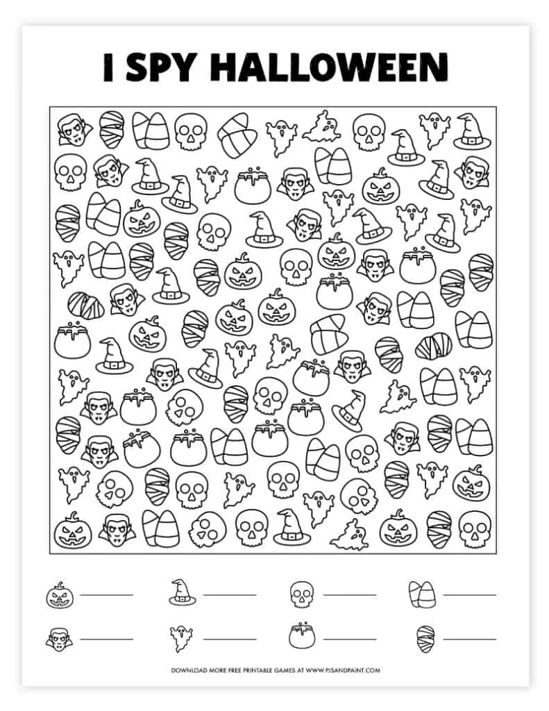 Halloween Worksheets Printables Halloween Worksheets Printables