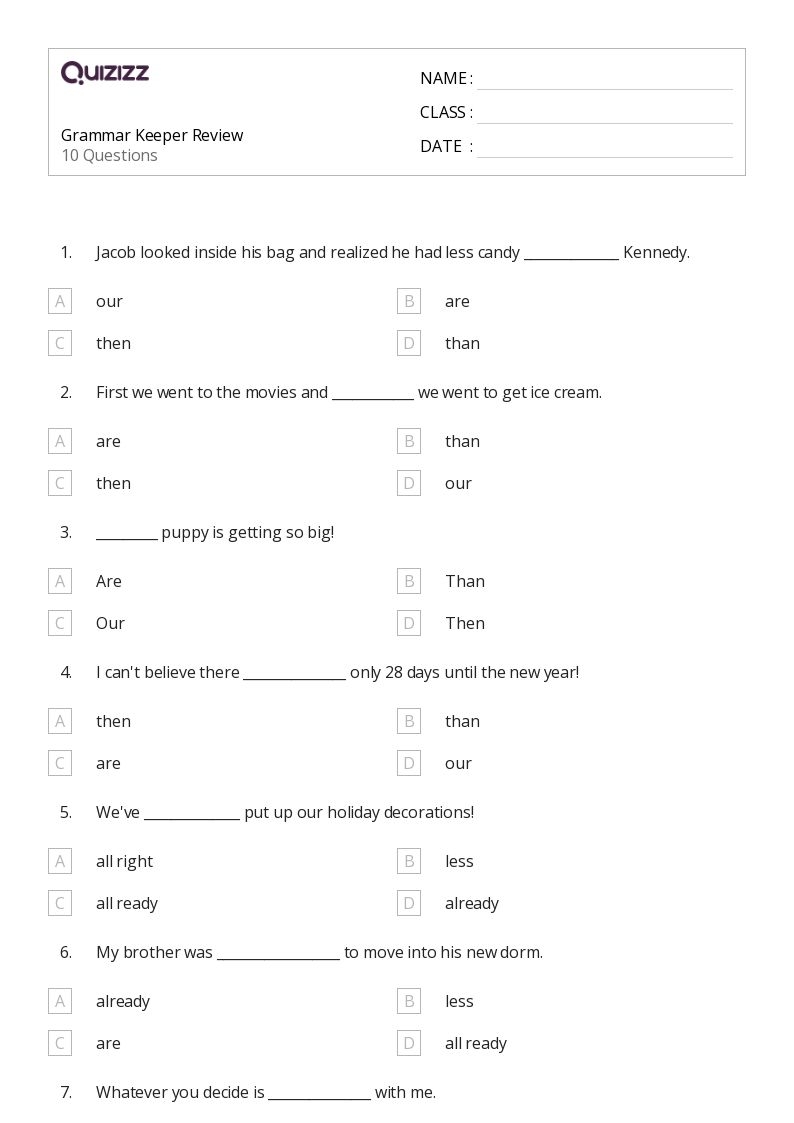 50 Grammar Worksheets For 7th Grade On Quizizz Free amp Printable 50 Grammar Worksheets For 7th Grade On Quizizz Free amp Printable