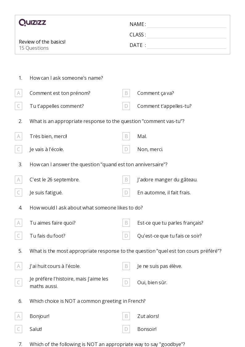 50 The Basics Worksheets For 9th Grade On Quizizz Free amp Printable 50 The Basics Worksheets For 9th Grade On Quizizz Free amp Printable