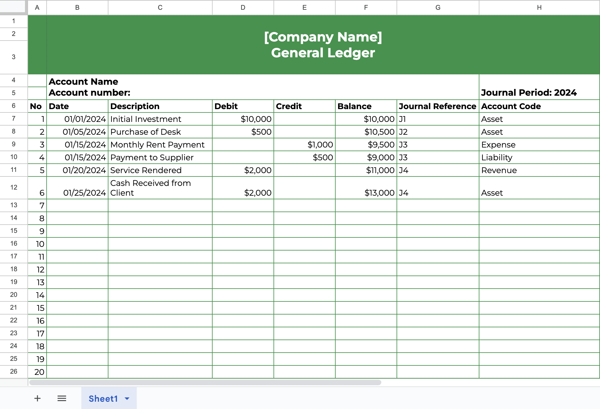 Printable Accounting Worksheet Printable Accounting Worksheet