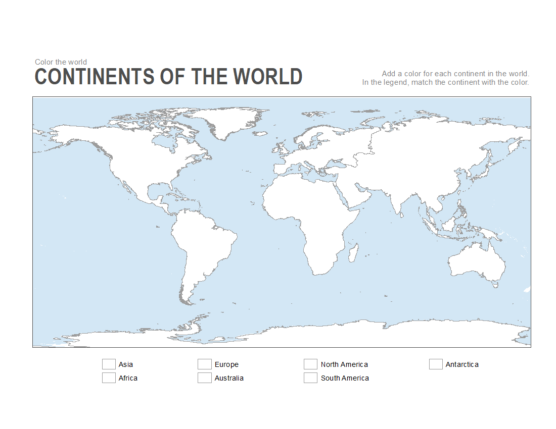 Printable Continents And Oceans Worksheet Pdf Printable Continents And Oceans Worksheet Pdf