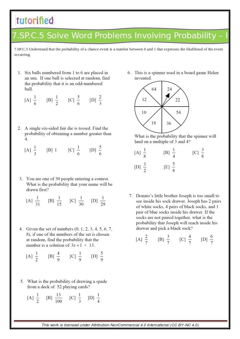 7th Grade Worksheets Free Printable With Answers 7th Grade Worksheets Free Printable With Answers