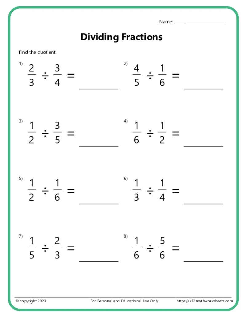 7th Grade Math Worksheets 7th Grade Math Worksheets
