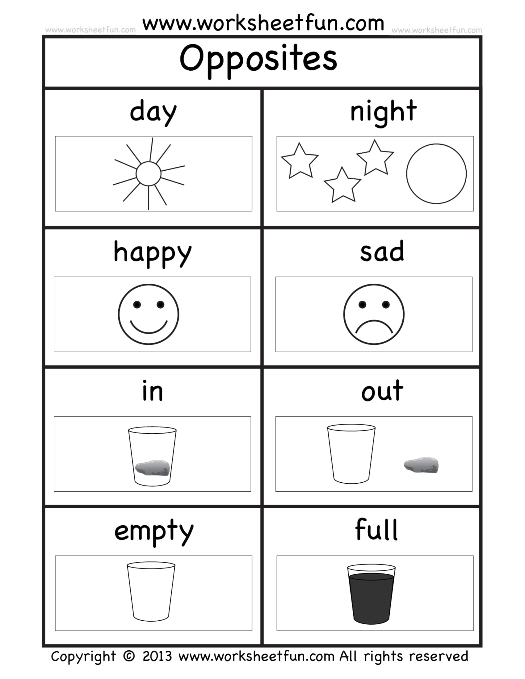 Kindergarten Printable Worksheets Pdf