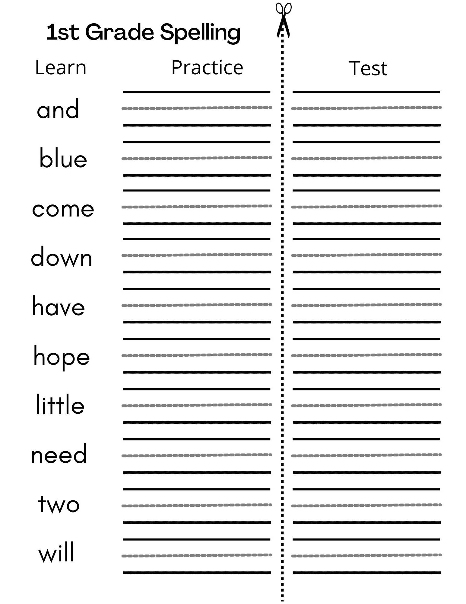 First Grade Printable Worksheets First Grade Printable Worksheets
