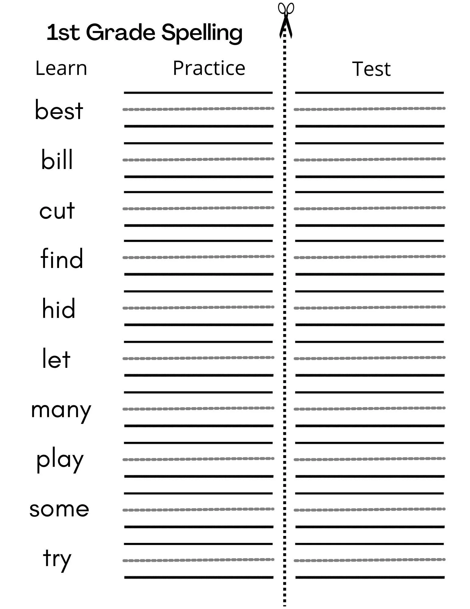 8 Printable First Grade Spelling Writing Worksheets Etsy UK 8 Printable First Grade Spelling Writing Worksheets Etsy UK