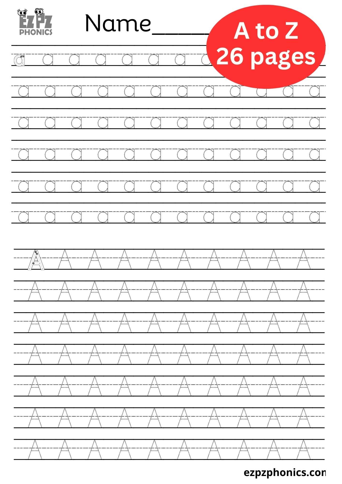 A To Z Alphabet ABC s Ezpzphonics A To Z Alphabet ABC s Ezpzphonics