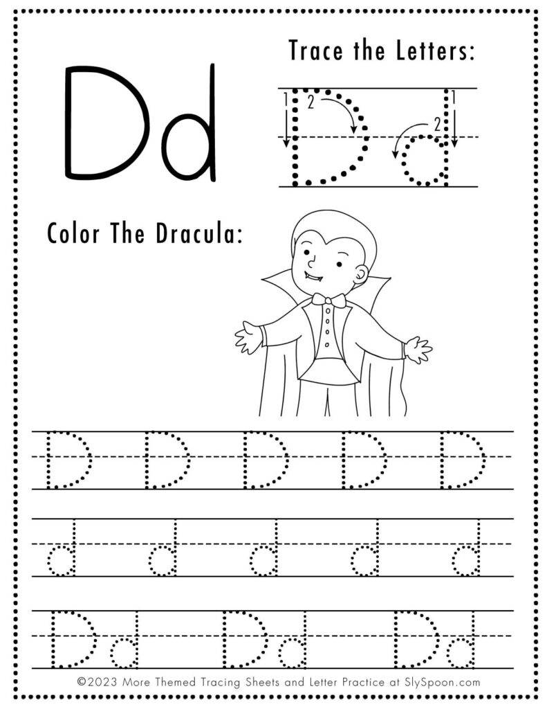 ABC Tracing Worksheets Sly Spoon ABC Tracing Worksheets Sly Spoon