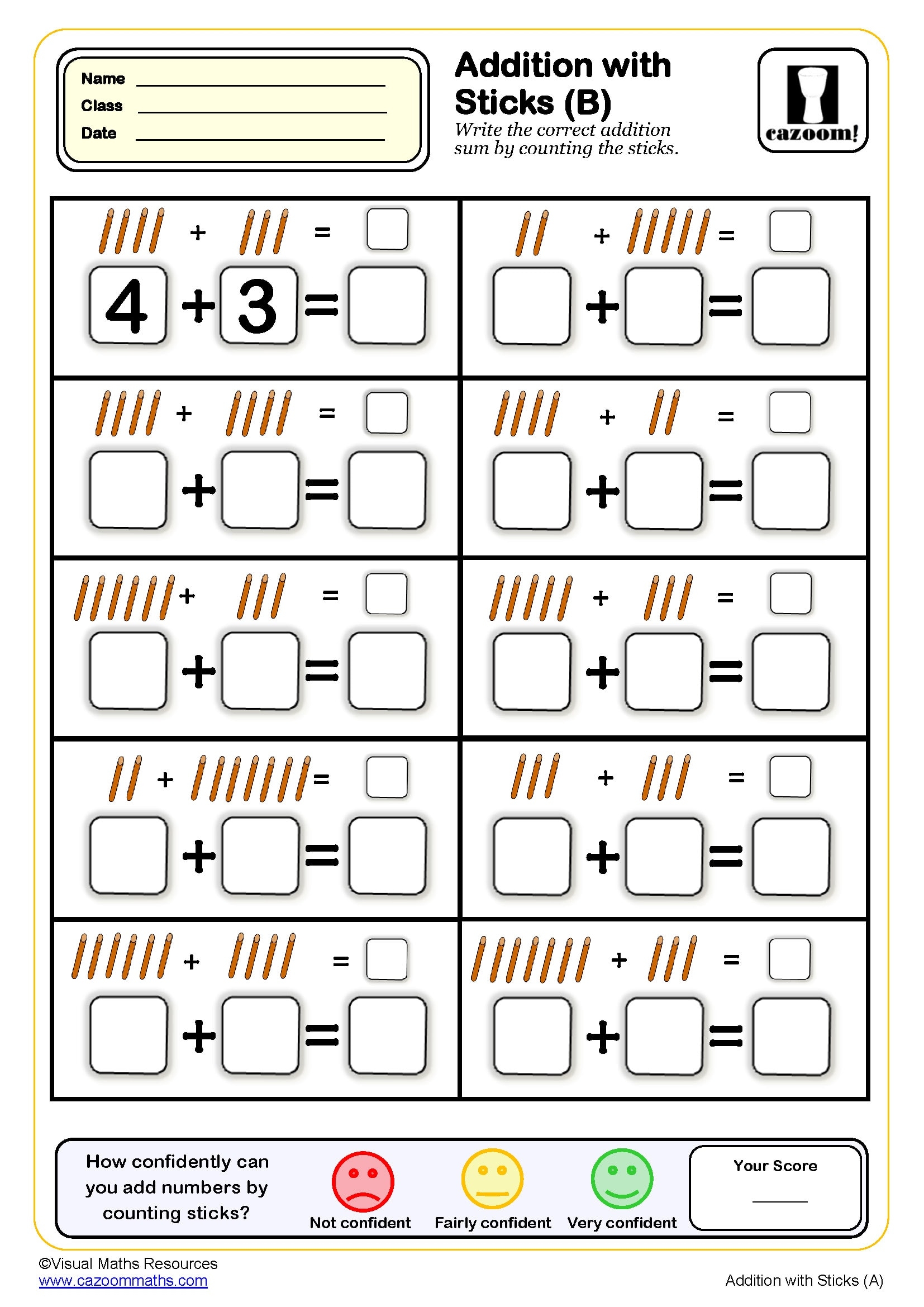 Printable Addition Worksheets For Kindergarten Printable Addition Worksheets For Kindergarten