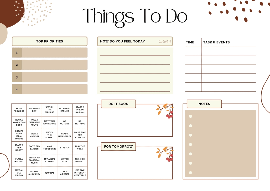 ADHD To Do List Templates For Better Organization 45 Free PDFs ADHD To Do List Templates For Better Organization 45 Free PDFs