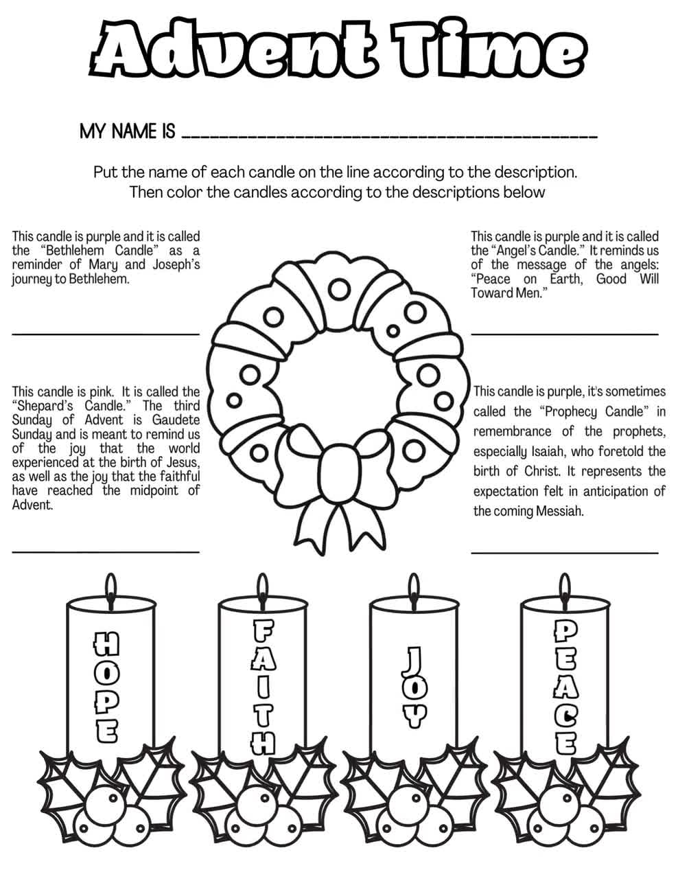 Advent Coloring Page Catholic Kids Activities PDF JPEG Advent Coloring Page Catholic Kids Activities PDF JPEG