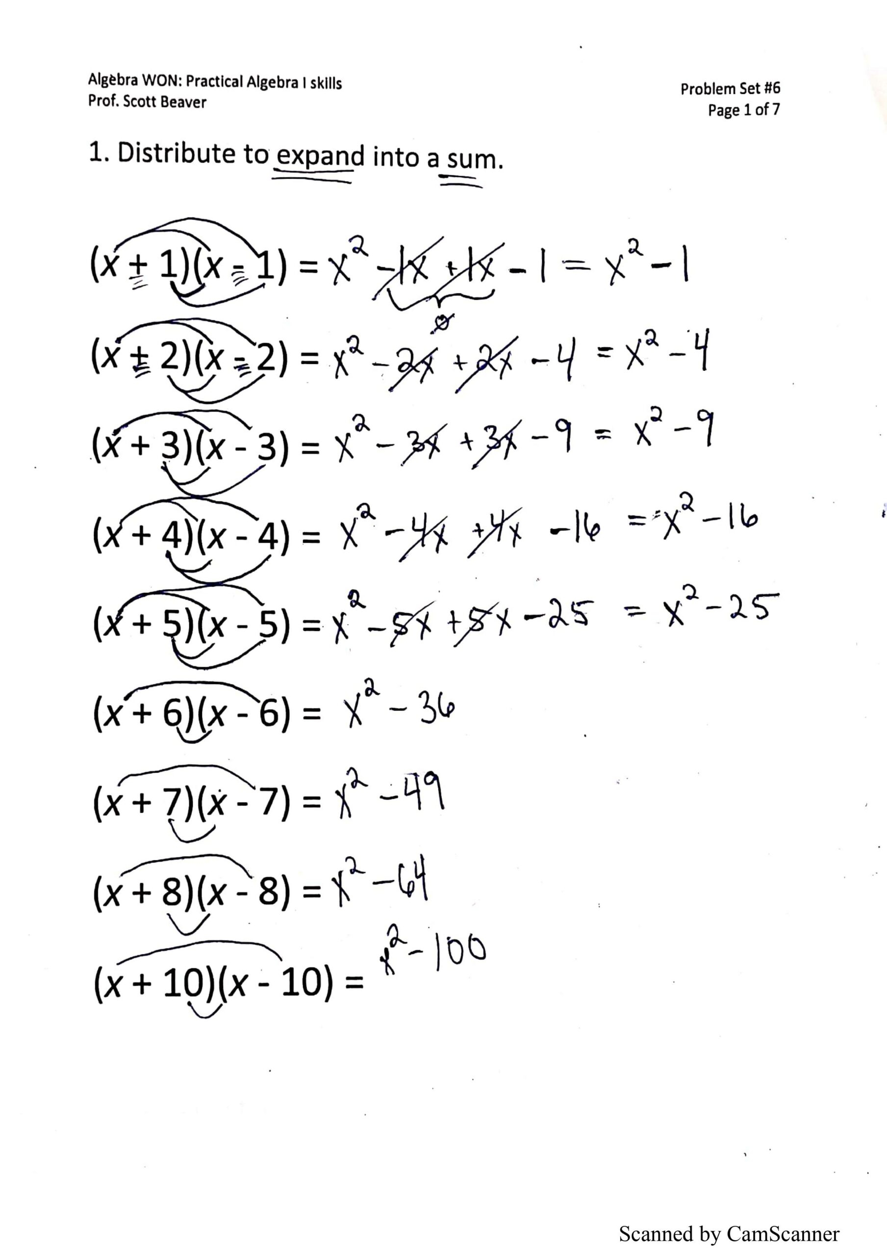 Printable Algebra 1 Worksheets Printable Algebra 1 Worksheets