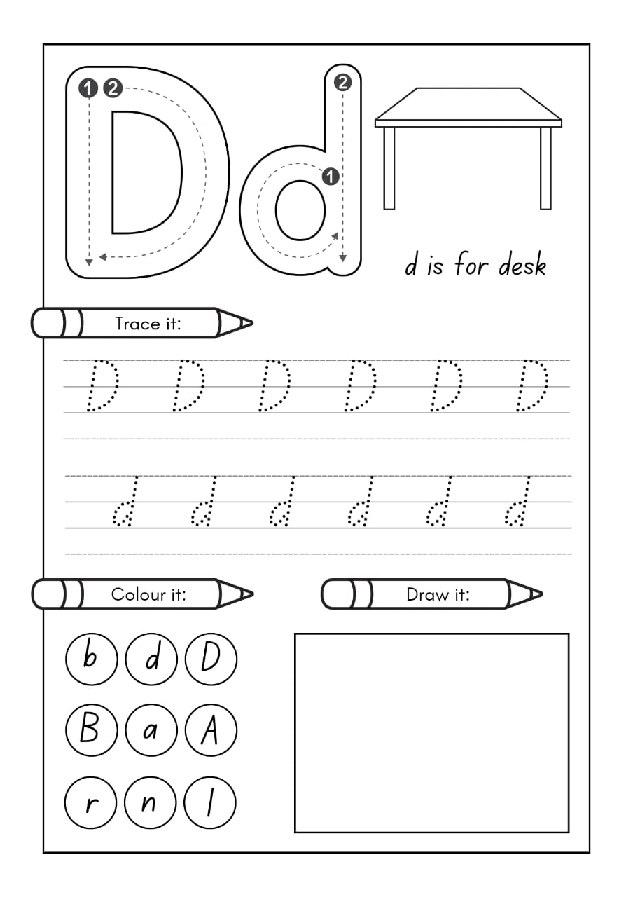 Free Printable Tracing Letter A Worksheets