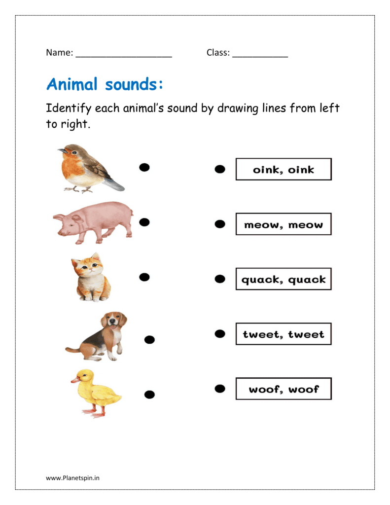 Animal Sound Identifier Worksheets Planetspin in Animal Sound Identifier Worksheets Planetspin in
