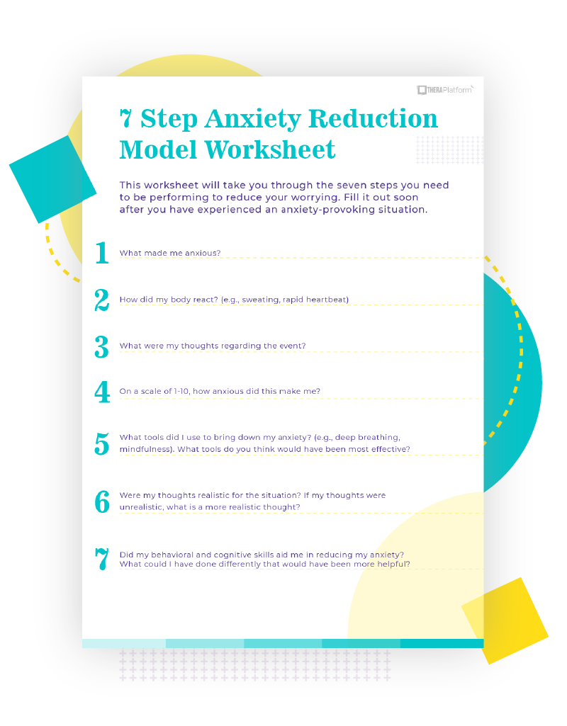 Anxiety Worksheets