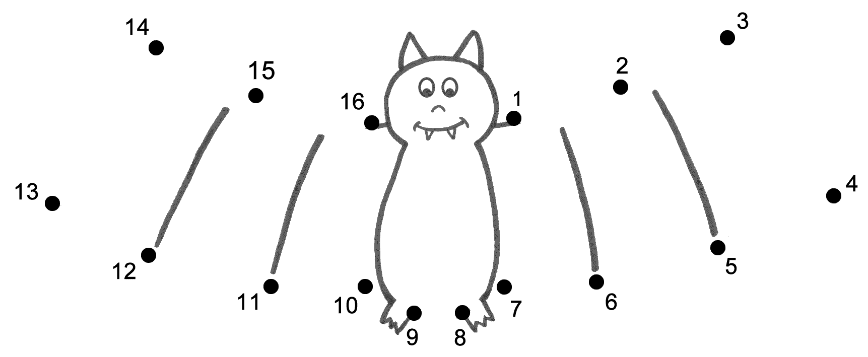 Bat Connect The Dots Count By 1 s Halloween Bat Connect The Dots Count By 1 s Halloween