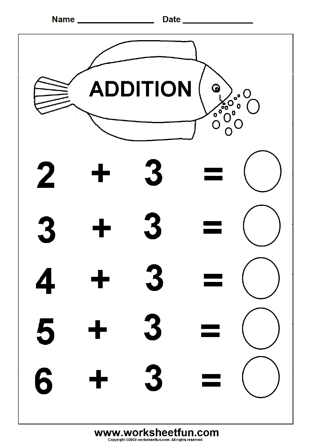 Beginner Addition 6 Kindergarten Addition Worksheets FREE Beginner Addition 6 Kindergarten Addition Worksheets FREE