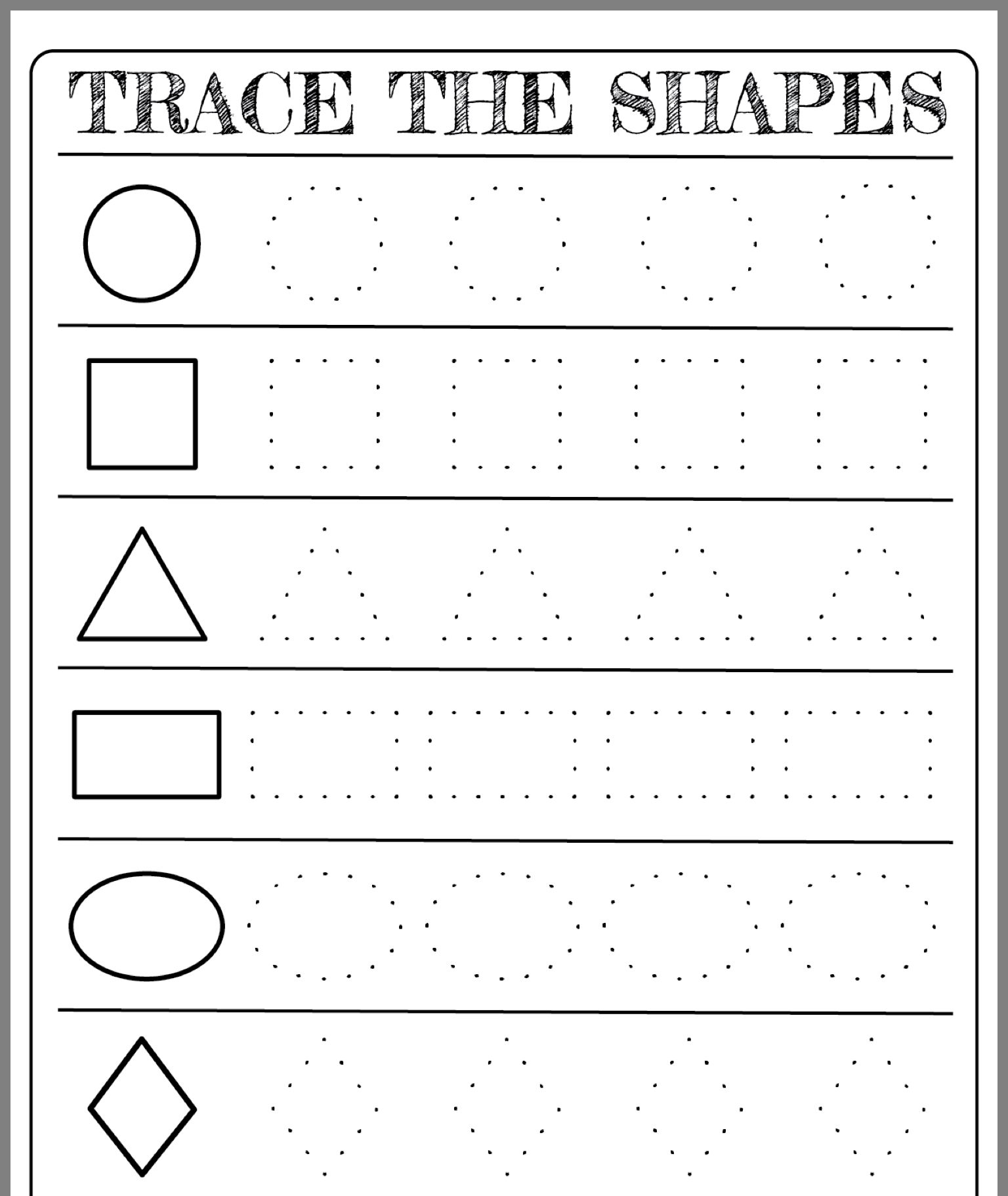 Free Preschool Worksheets Age 3-4 Printable Free Preschool Worksheets Age 3-4 Printable