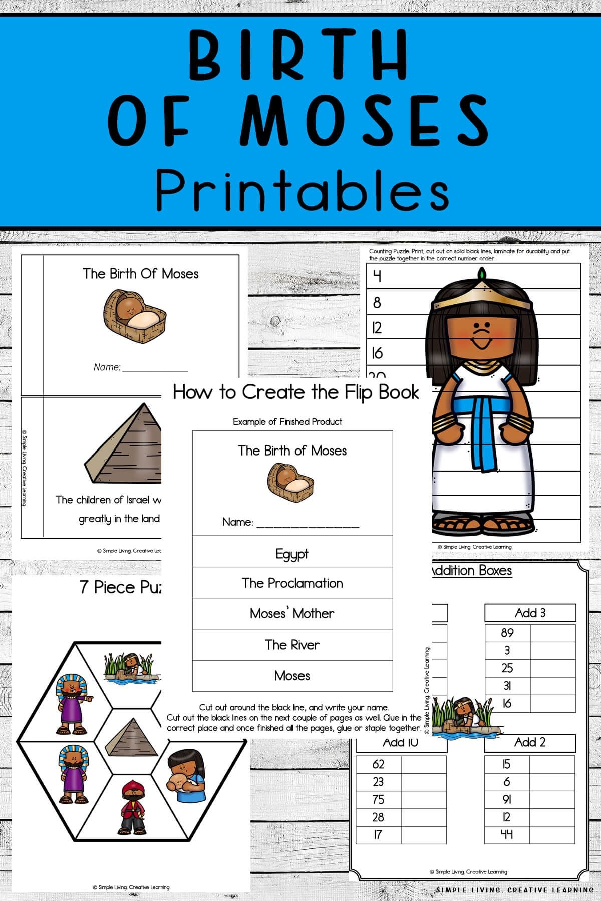 Birth Of Moses Printables Birth Of Moses Printables