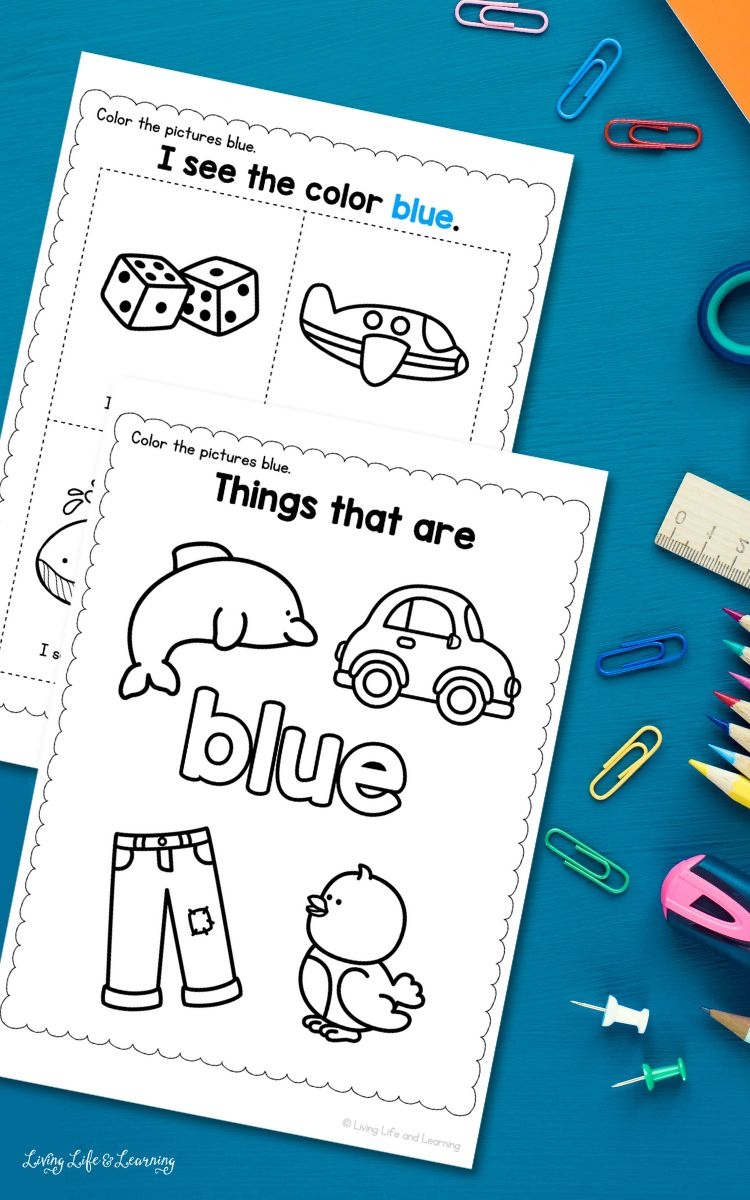 Blue Worksheets For Kindergarten Blue Worksheets For Kindergarten