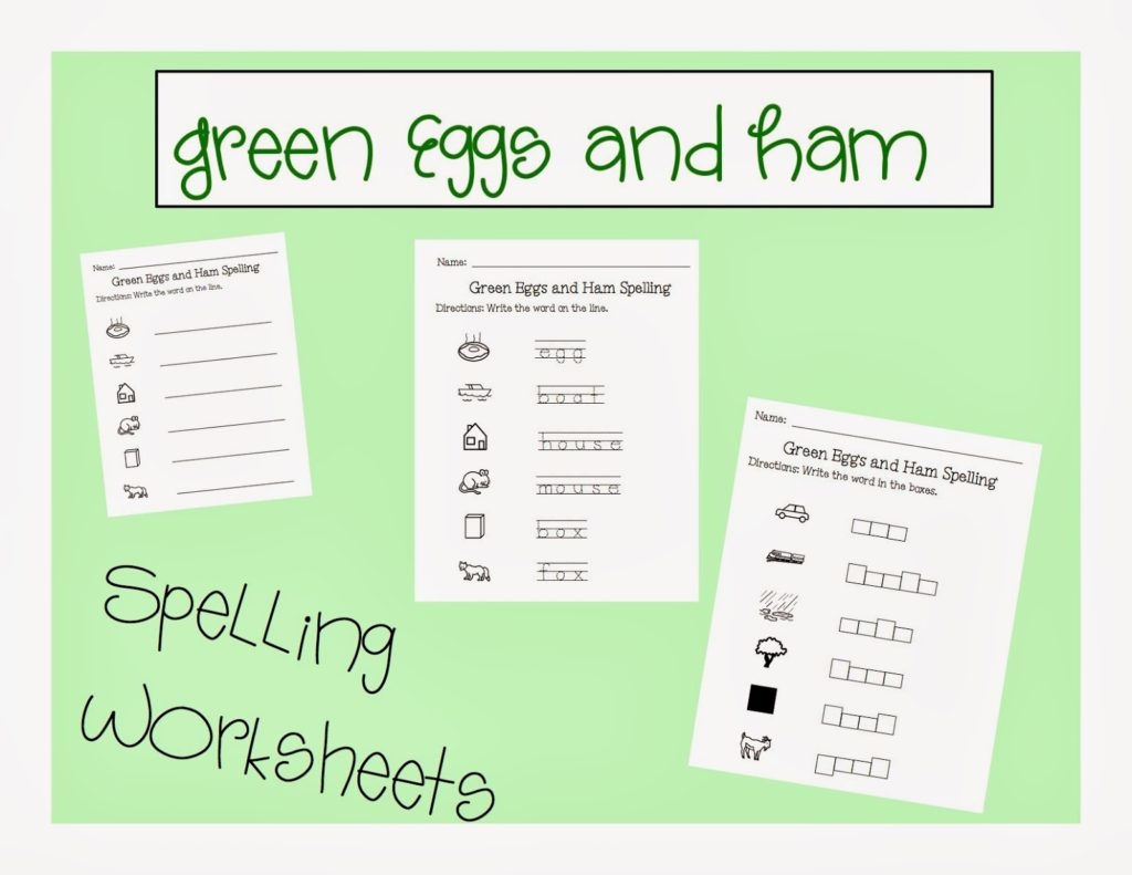 Green Eggs And Ham Free Printable Worksheets Green Eggs And Ham Free Printable Worksheets