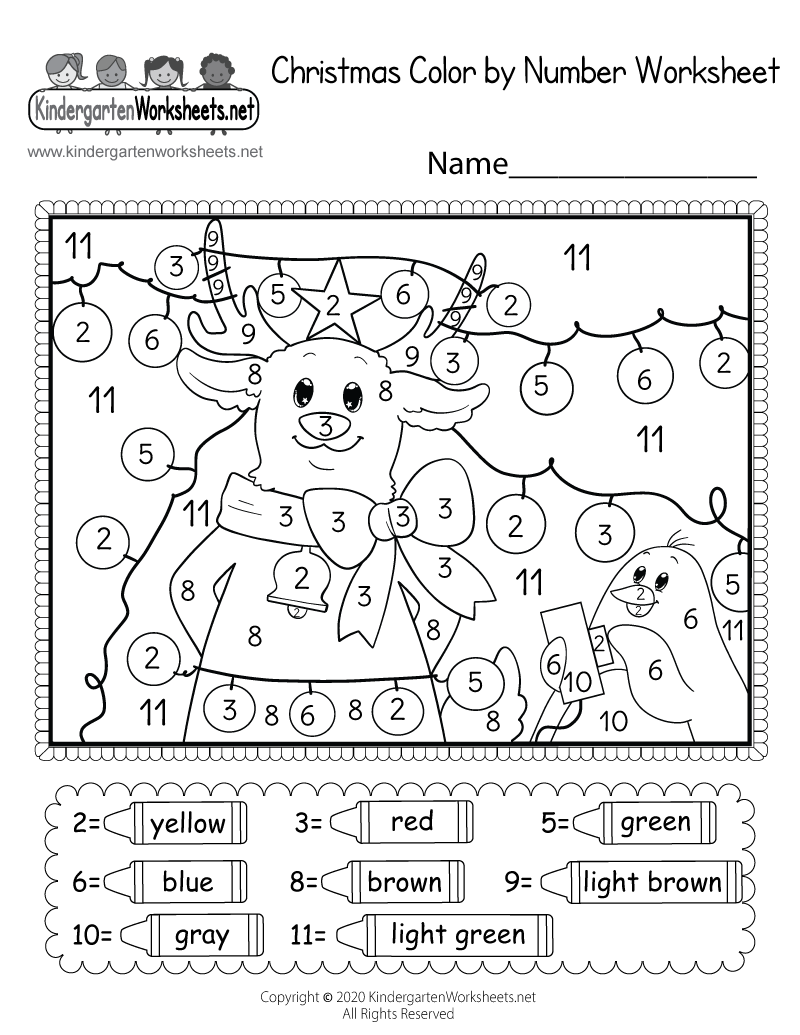 Christmas Color By Number Worksheet Free Printable Digital amp PDF Christmas Color By Number Worksheet Free Printable Digital amp PDF