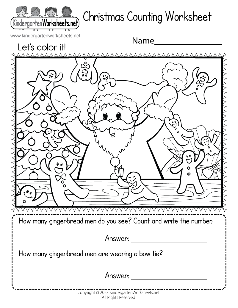 Christmas Counting Worksheet Free Printable Digital amp PDF Christmas Counting Worksheet Free Printable Digital amp PDF
