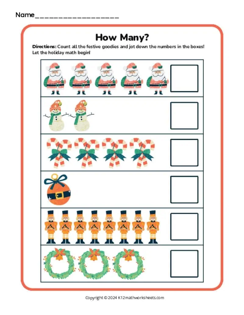 Christmas Math Worksheets K12 Math Worksheets Christmas Math Worksheets K12 Math Worksheets