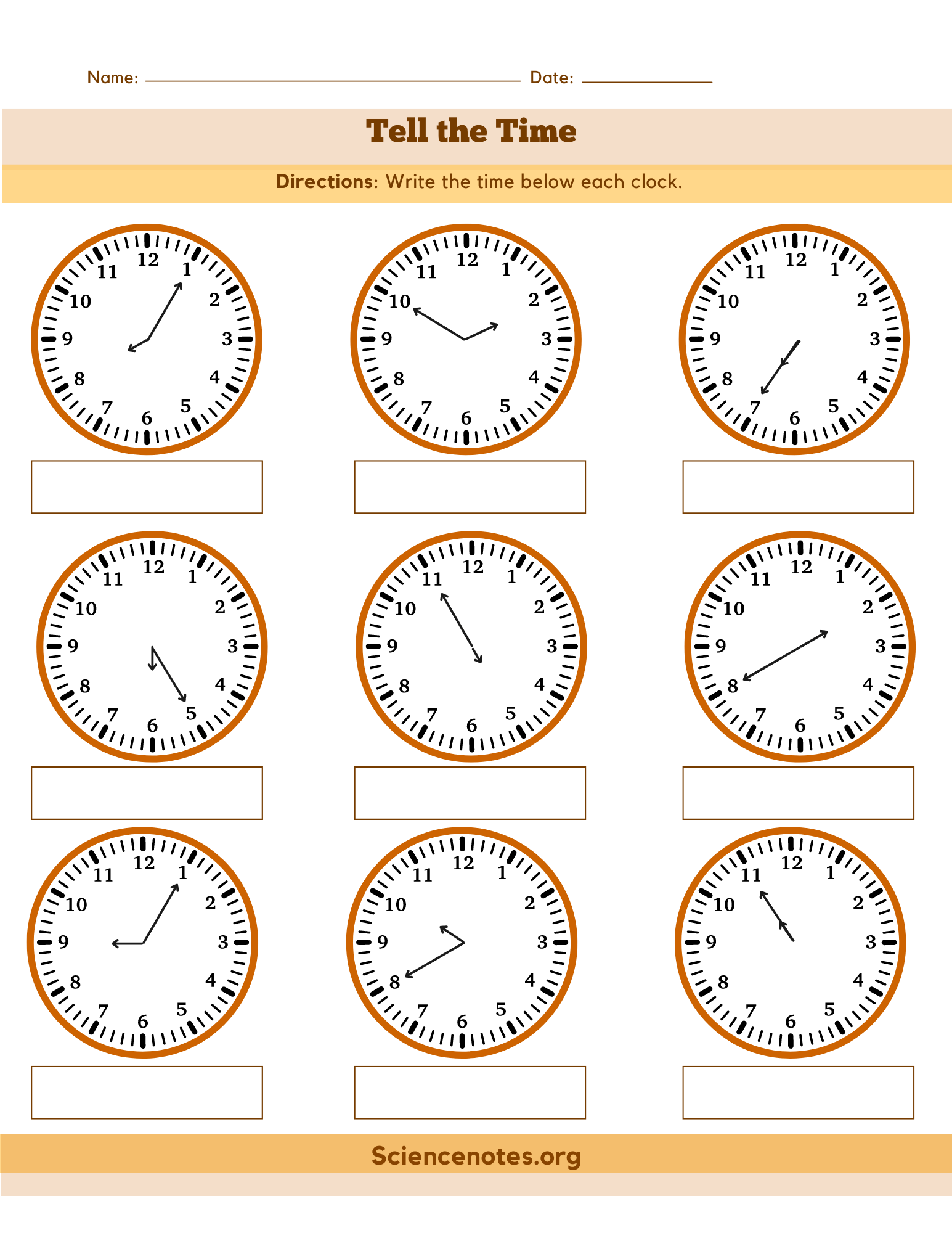 Time Clock Printable Worksheets Time Clock Printable Worksheets