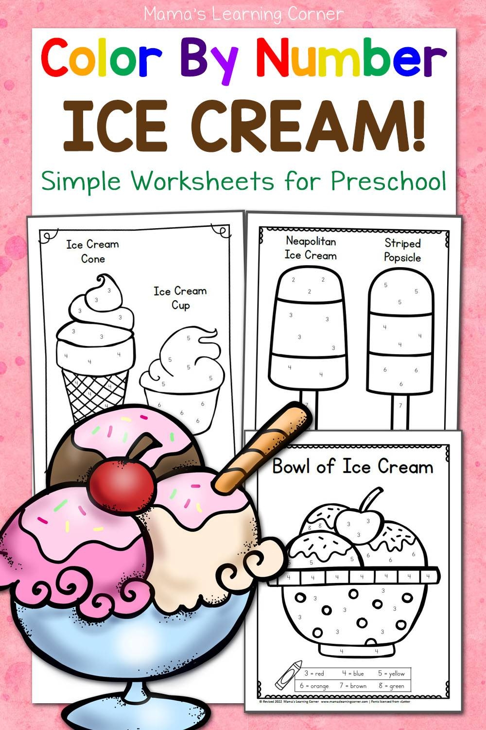Free Printable Ice Cream Worksheets Free Printable Ice Cream Worksheets