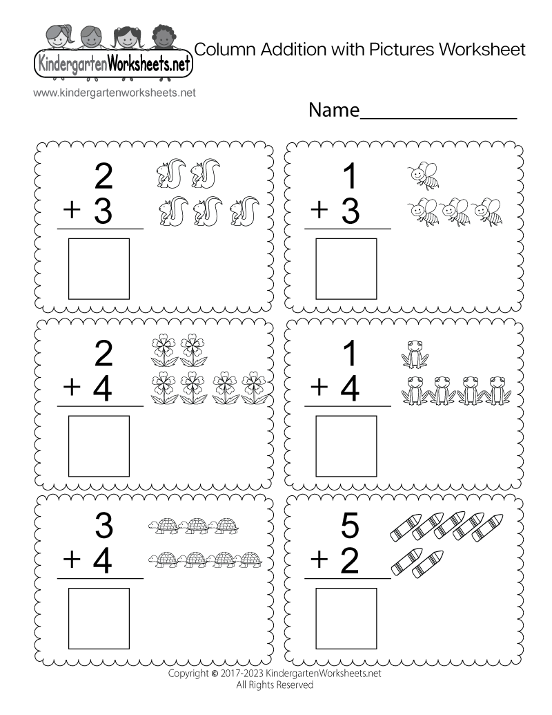 Column Addition With Pictures Worksheet Free Printable Digital Column Addition With Pictures Worksheet Free Printable Digital