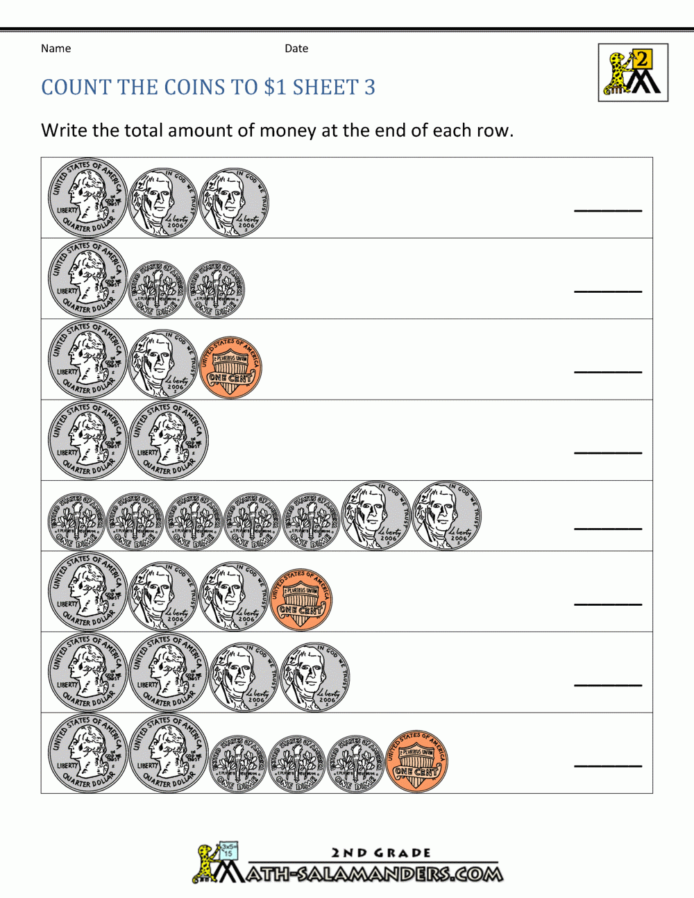Counting Money Worksheets Up To 1 Counting Money Worksheets Up To 1