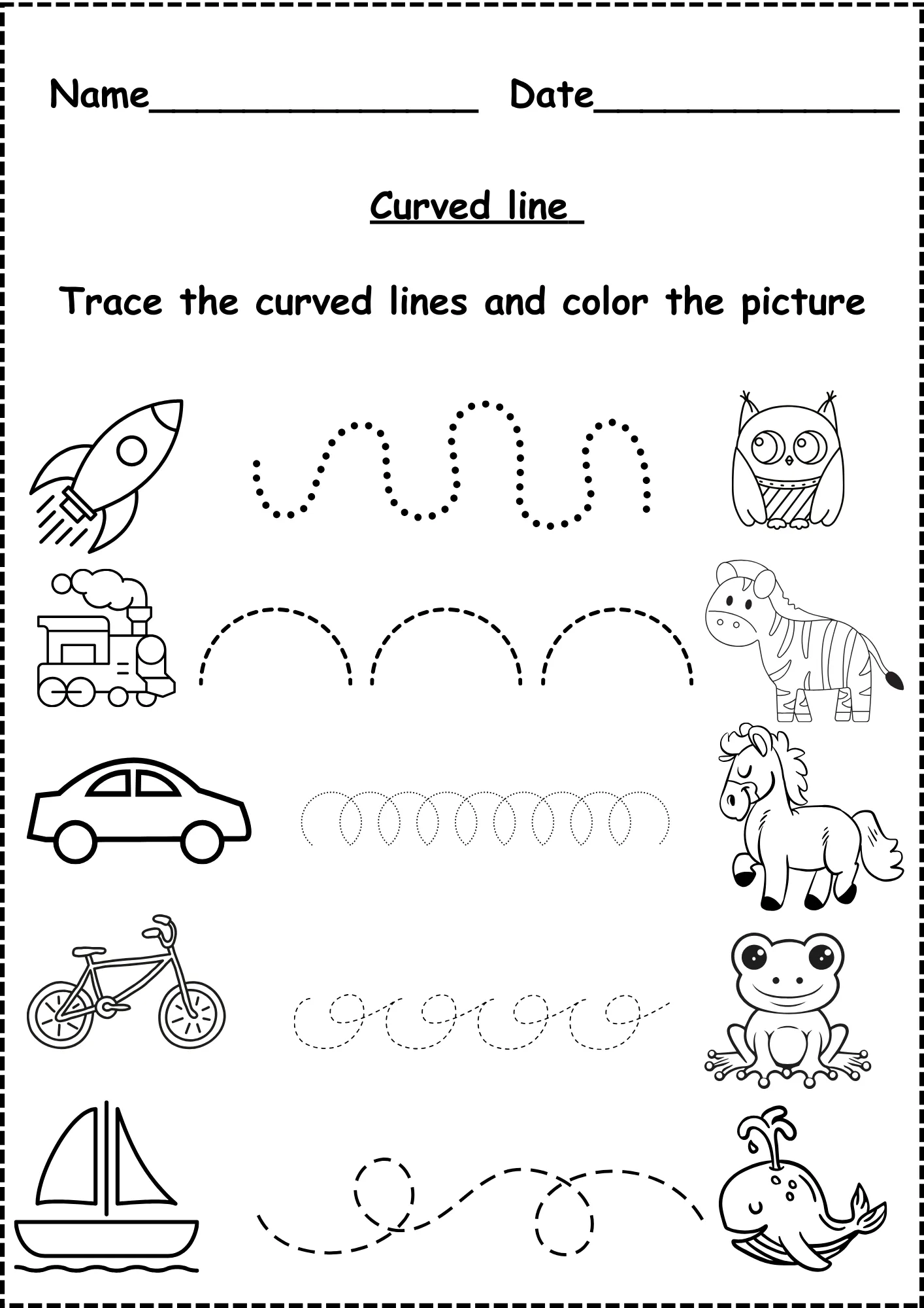 Free Printable Preschool Tracing Worksheets Free Printable Preschool Tracing Worksheets
