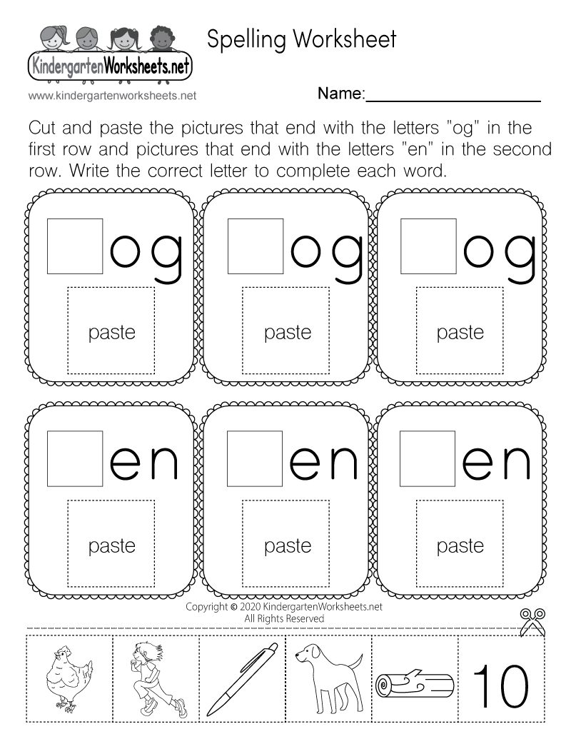 Cut And Paste Spelling Worksheet Free Printable Digital amp PDF Cut And Paste Spelling Worksheet Free Printable Digital amp PDF
