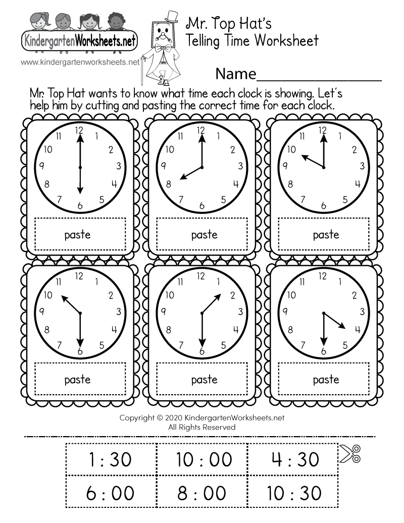 Free Printable Telling Time Worksheets Free Printable Telling Time Worksheets