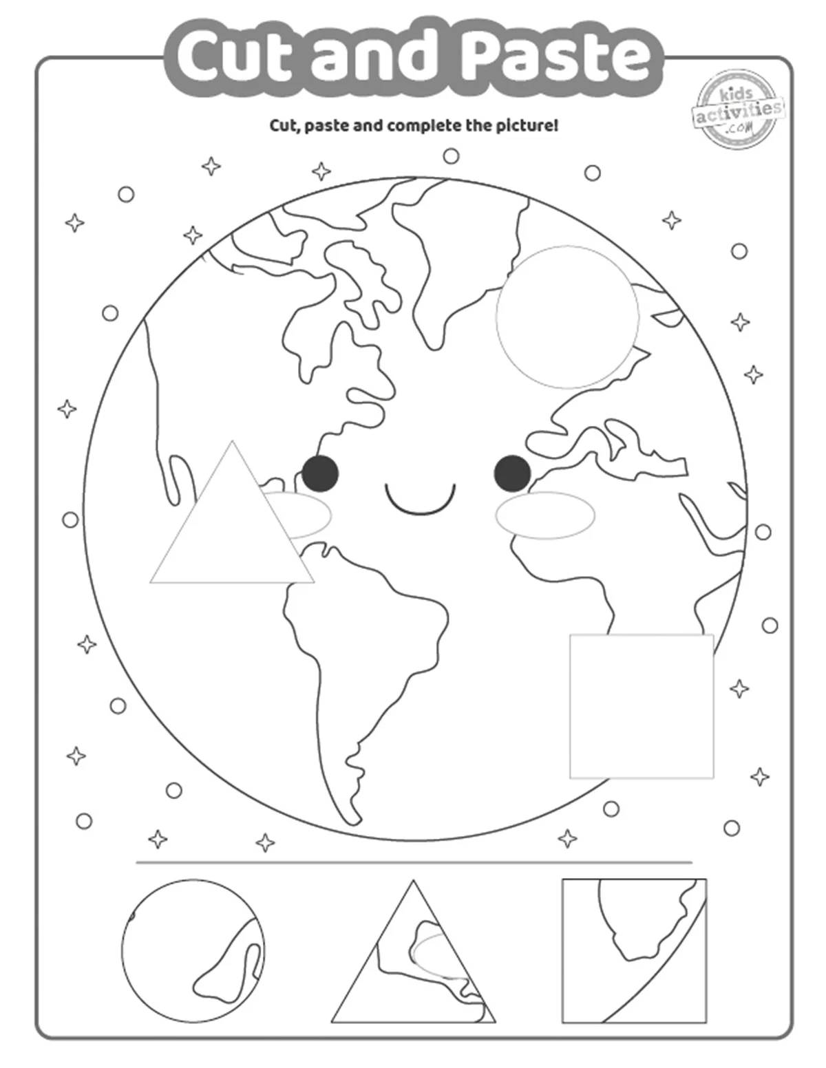 Cut And Paste Printable Worksheets Cut And Paste Printable Worksheets