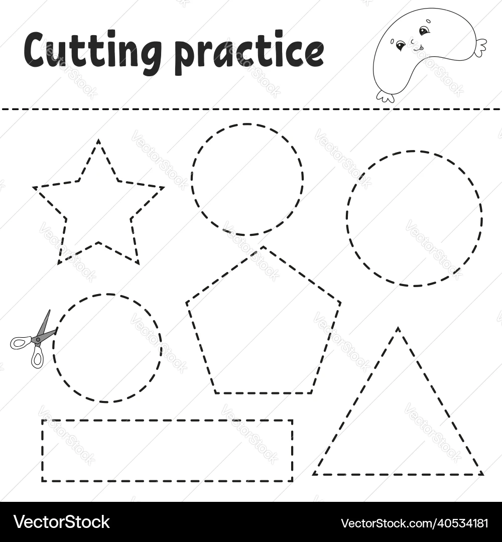 Printable Cutting Worksheets For Preschoolers Printable Cutting Worksheets For Preschoolers