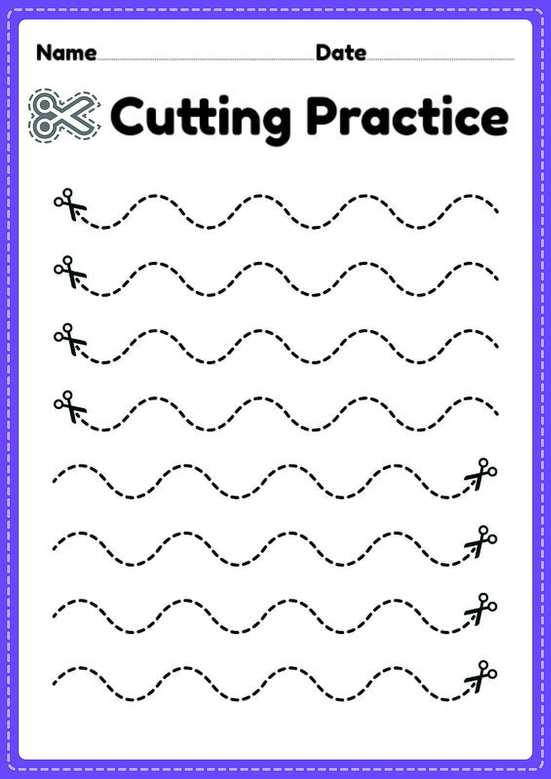 Cutting Skills Printable Worksheets Cutting Skills Printable Worksheets